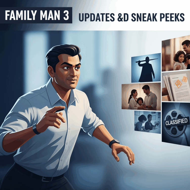 Illustration for: The Family Man 3: Updates and Sneak Peeks