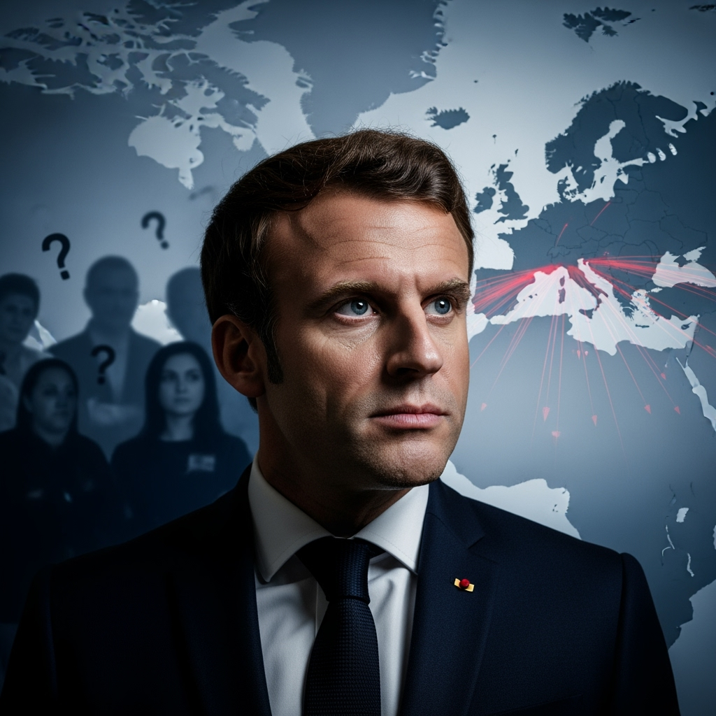 Illustration for: Macron's Global Ambitions Criticized