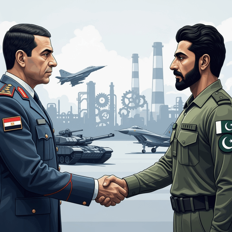 Illustration for: Egypt-Pakistan Enhance Military and Industrial Ties