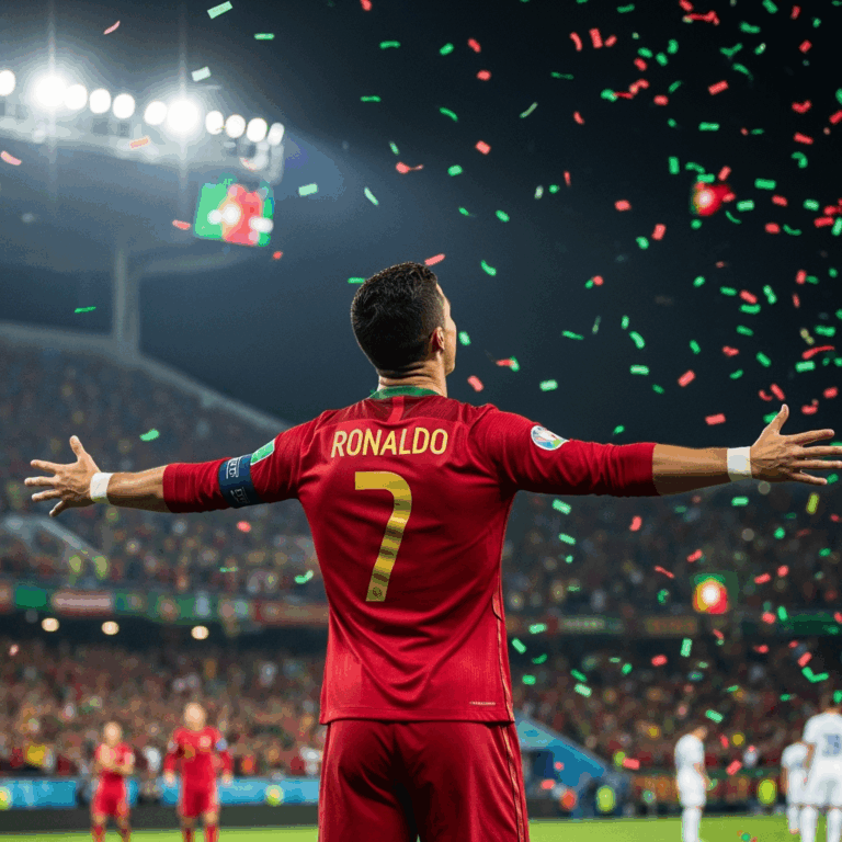 Illustration for: Ronaldo Shines in Portugal's Qualifying Triumph