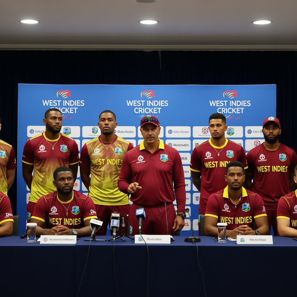 Illustration for: West Indies Announce Squad for India Test Series