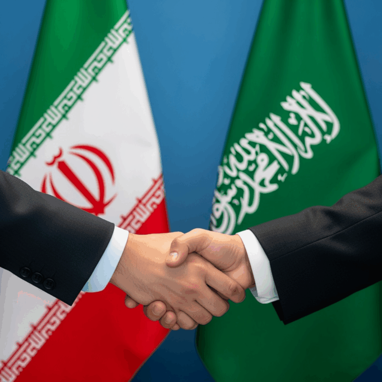Illustration for: Iran-Saudi Talks on Economic and Defense Cooperation