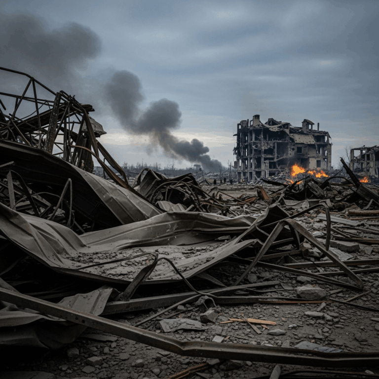 Illustration for: Russian Forces Conduct Massive Airstrike