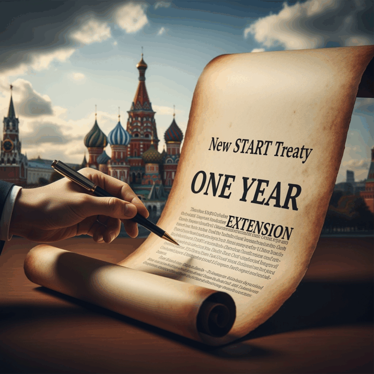 Illustration for: Russia Ready to Extend New START Treaty for a Year