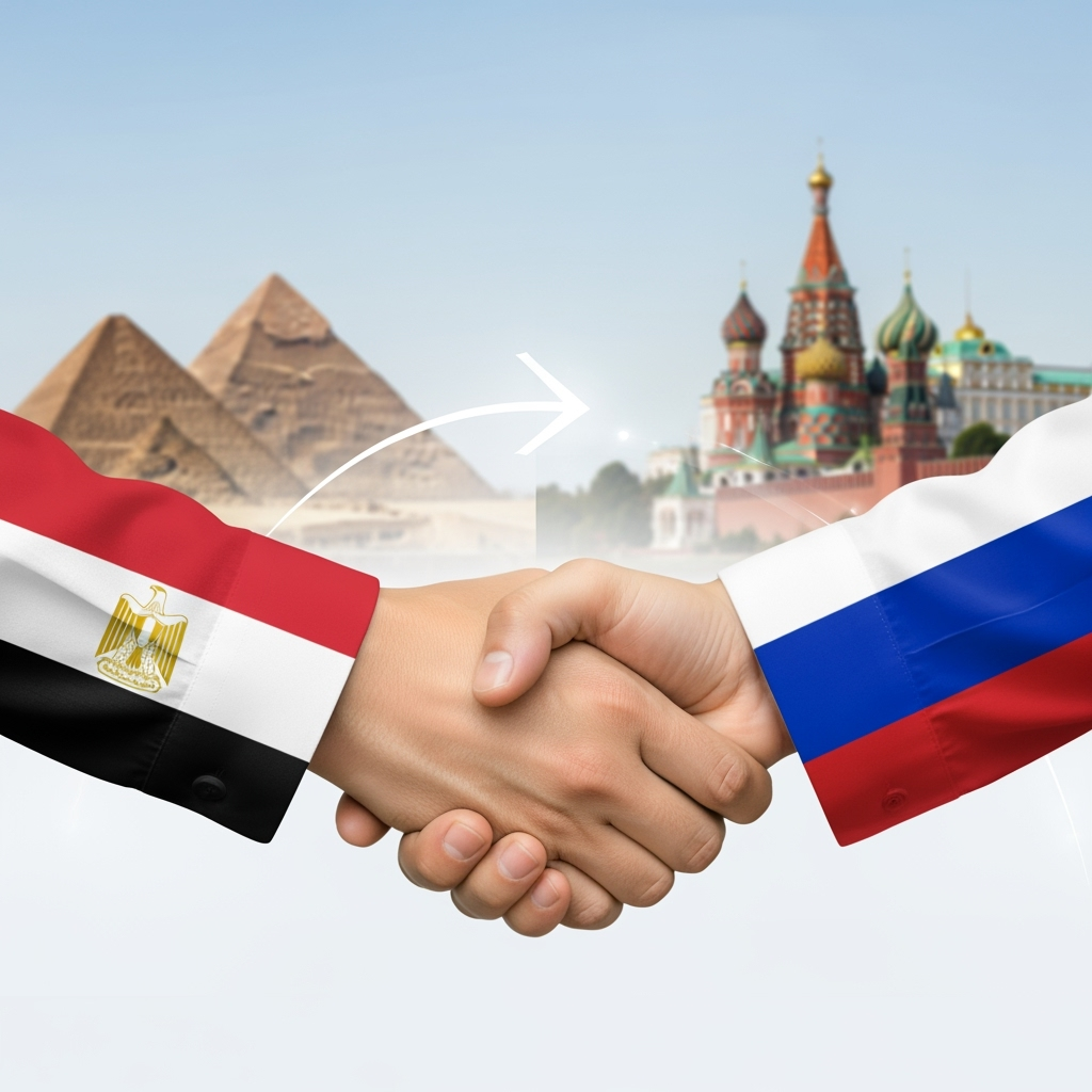 Illustration for: Egypt-Russia Relations and Strategic Cooperation