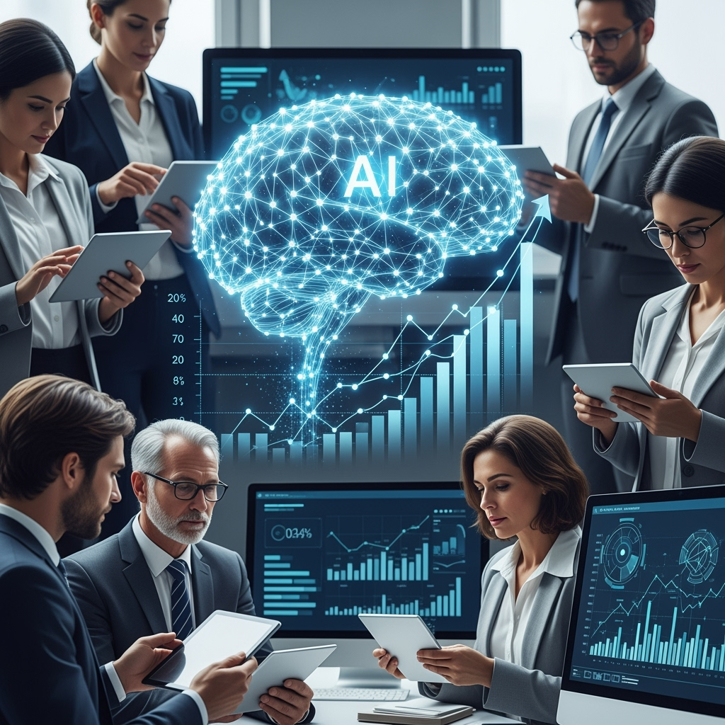 Illustration for: EtonAI Transforms Wealth Management with AI Integration