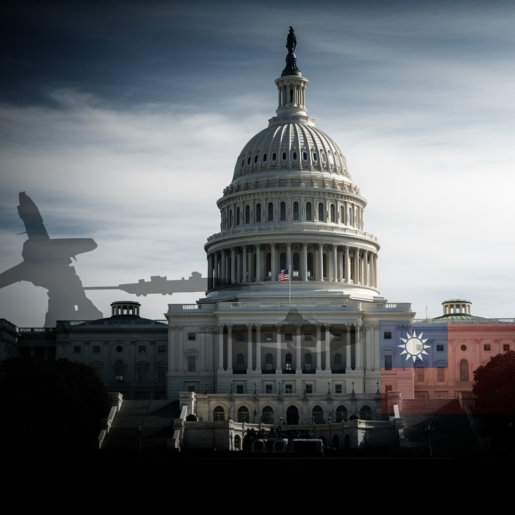 Illustration for: US Congress Considers $1 Billion Military Aid to Taiwan