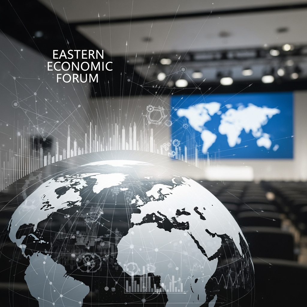 Illustration for: Eastern Economic Forum Discusses Global Transformation