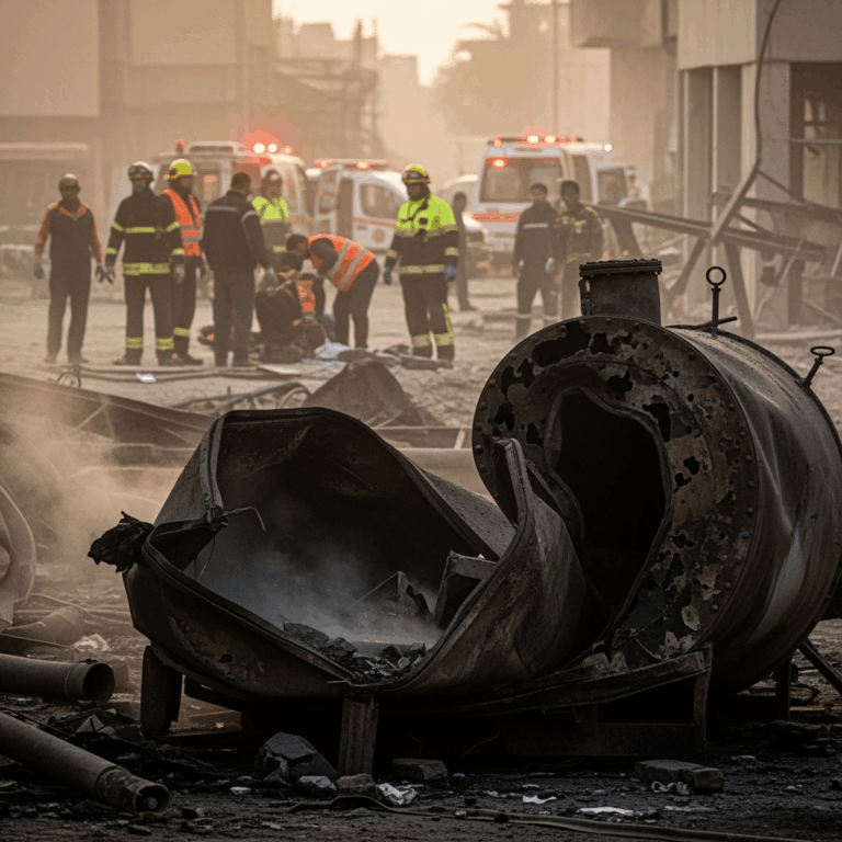 Illustration for: Boiler Explosion in El-Mahalla Kills 7, Injures 30