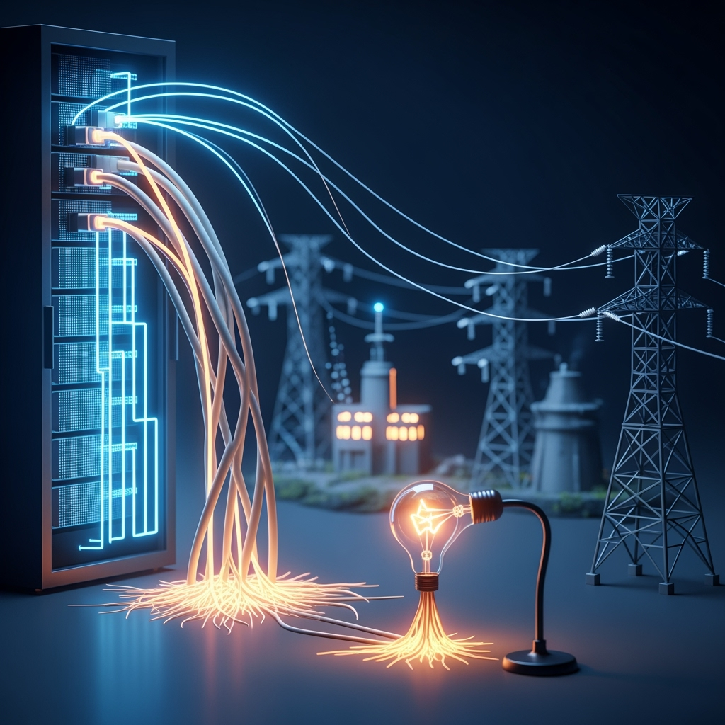 Illustration for: AI's Growing Energy Consumption Challenge