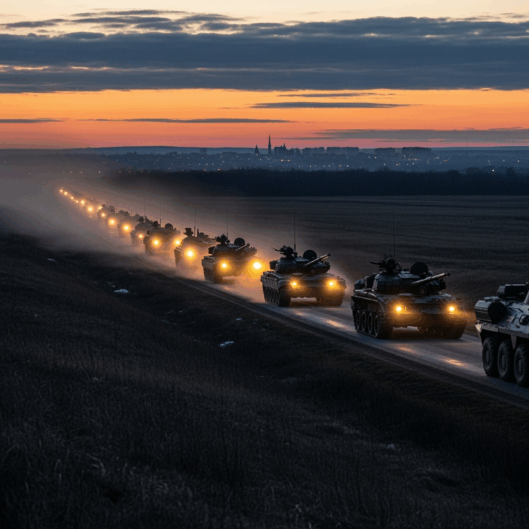 Illustration for: Russian Military Advances Towards Stepnogorsk