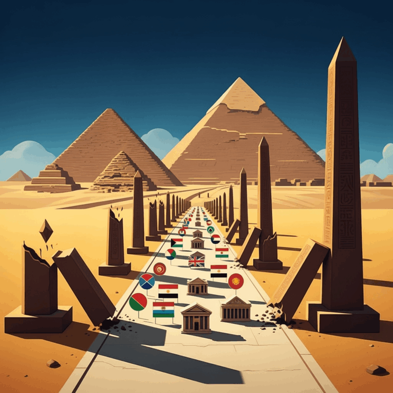 Illustration for: Egypt to Remove Barriers for Foreign Embassies
