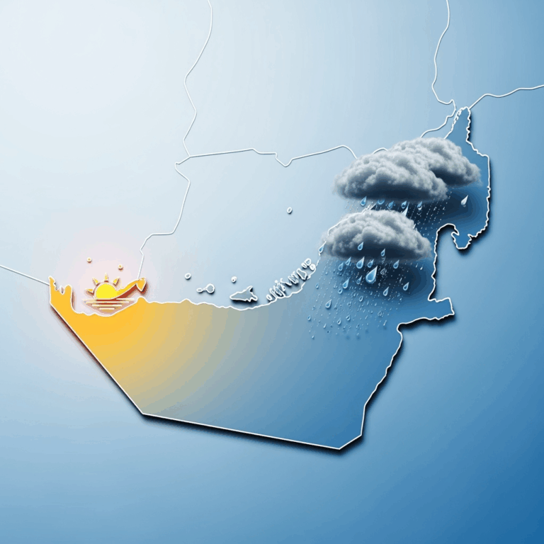 Illustration for: UAE Weather: Rain Likely, Temp Rise in West