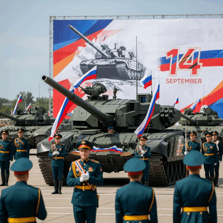 Illustration for: Russia Celebrates Tank Day on September 14