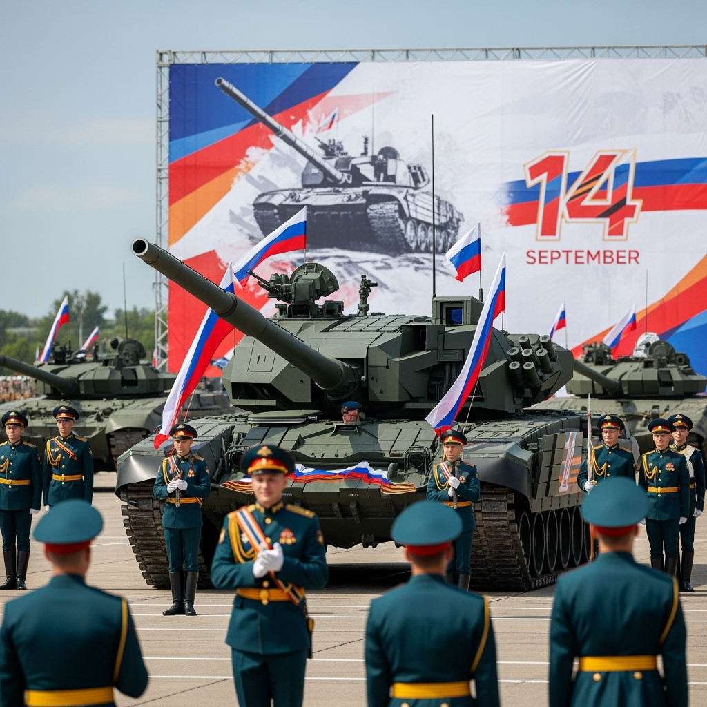 Illustration for: Russia Celebrates Tank Day on September 14