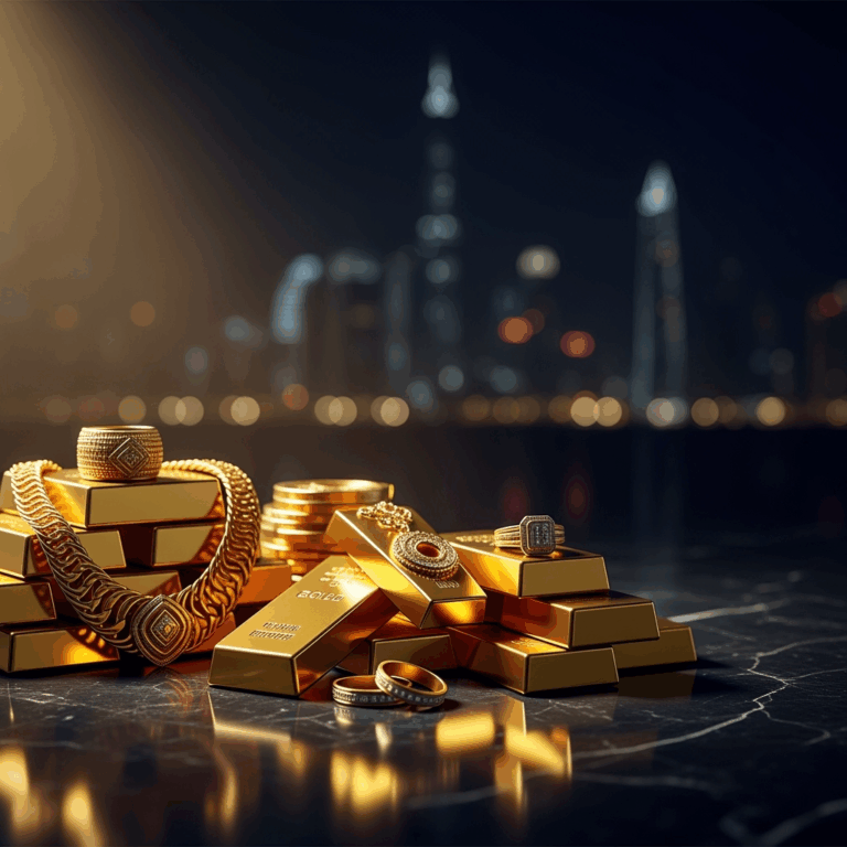 Illustration for: Dubai Gold Prices Hit New Highs
