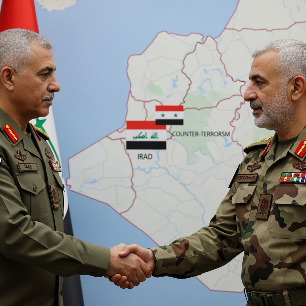 Illustration for: Iraq-Syria Cooperation Against Terrorism