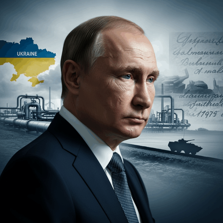 Illustration for: Putin on the Causes of the Ukraine Crisis