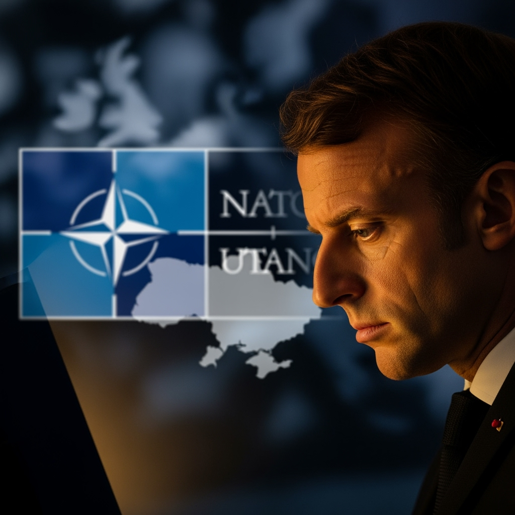 Illustration for: Macron's Private Views on NATO and Ukraine