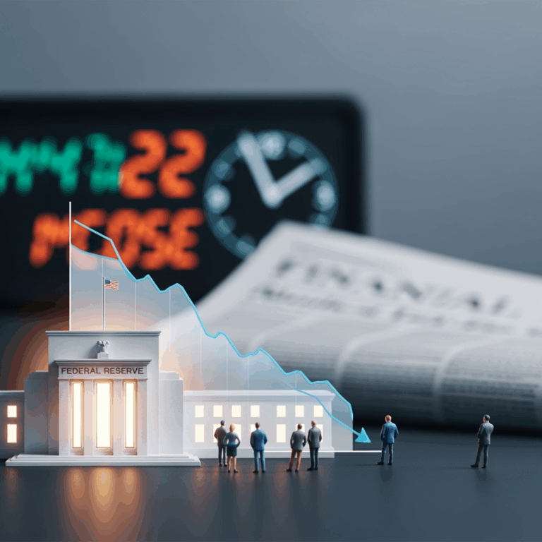 Illustration for: Federal Reserve Plans Interest Rate Cuts