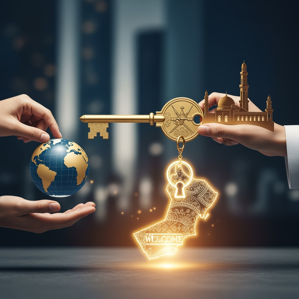 Illustration for: Oman Launches Golden Visa for Global Investors