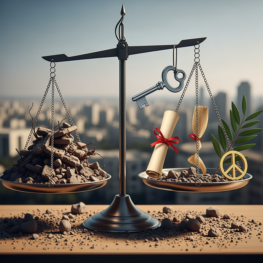 Illustration for: Israel's Conditions for Ending Gaza Conflict