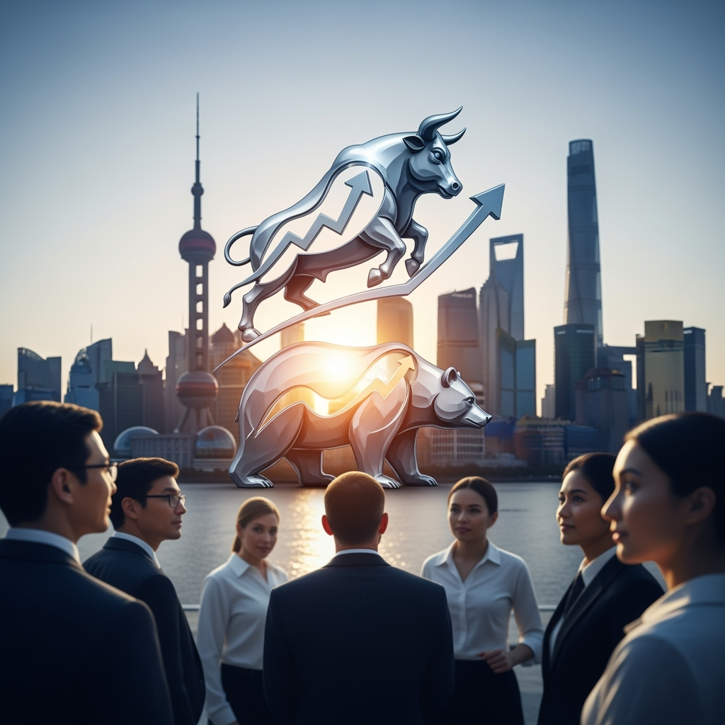 Illustration for: Foreign Investors Eye China's Stock Market Revival