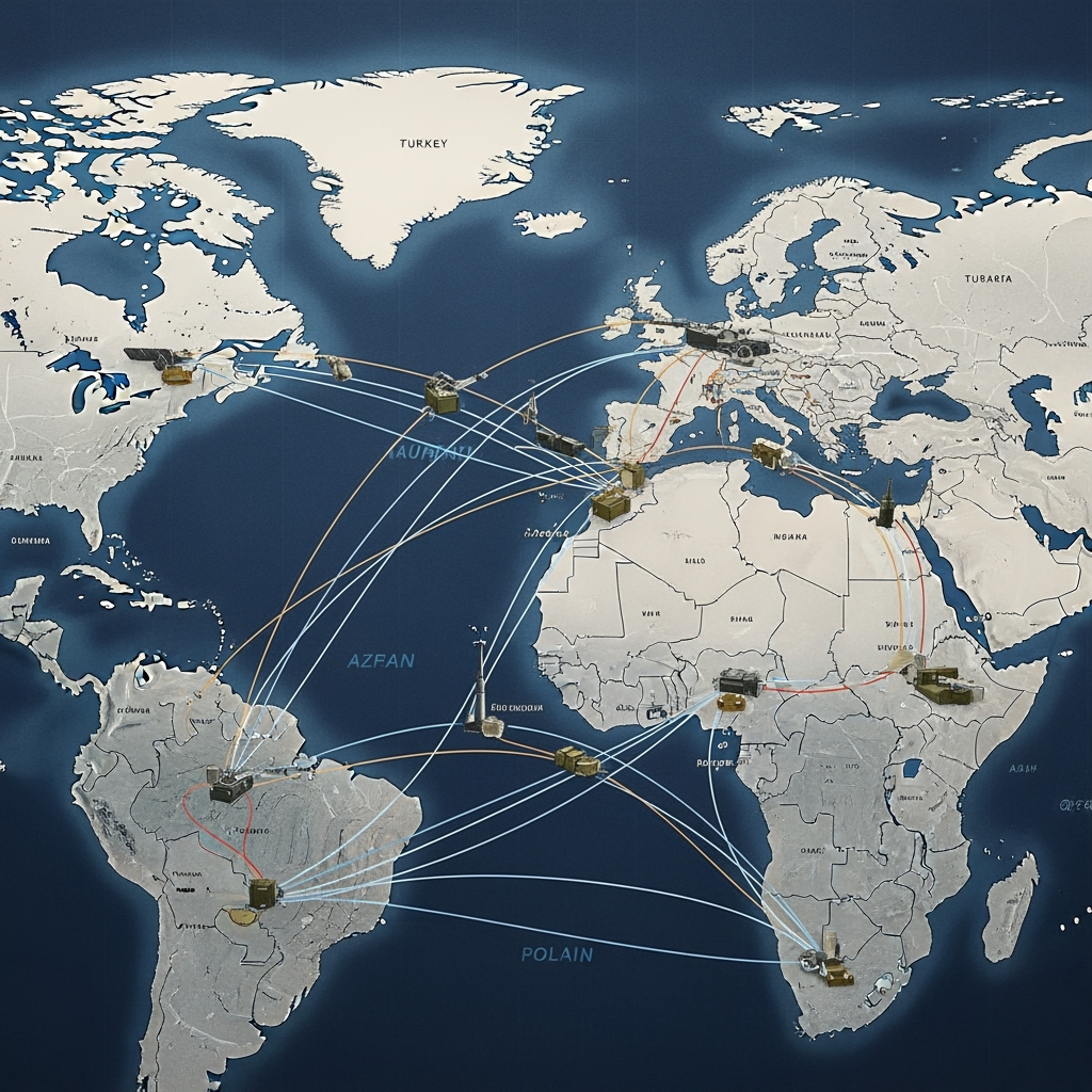 Illustration for: Azerbaijan's Arms Route to Ukraine Across Continents