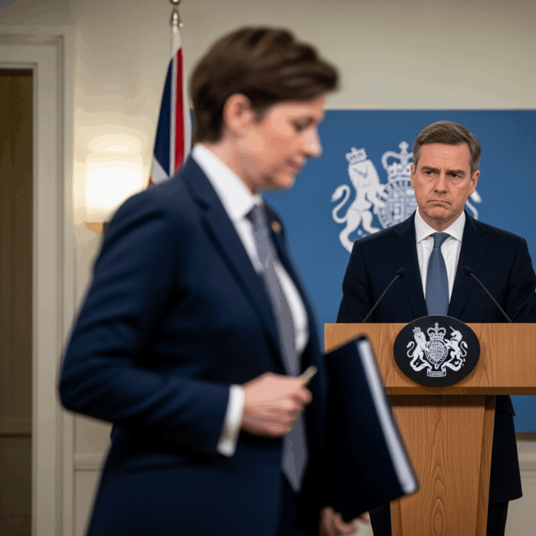 Illustration for: UK PM Dismisses Ambassador Over Epstein Ties