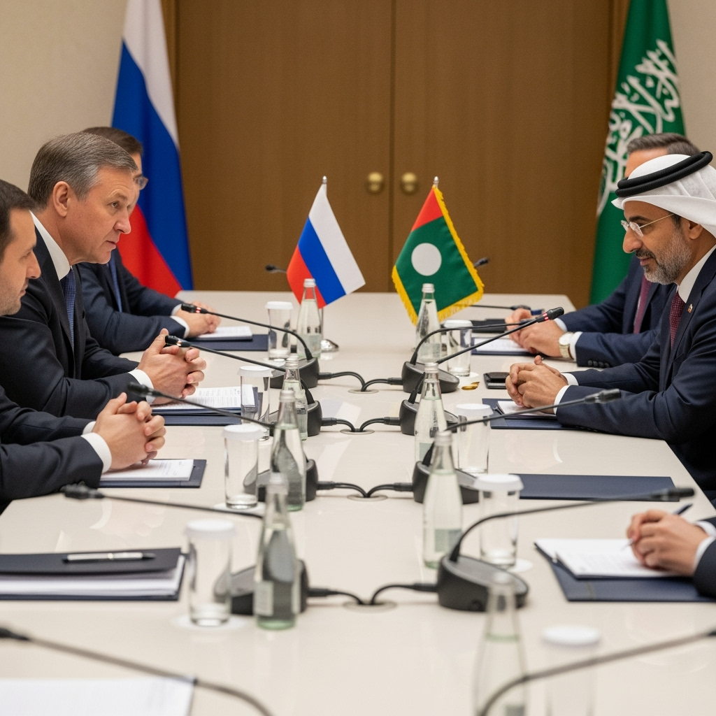 Illustration for: Russia-GCC Strategic Dialogue: Key Discussions
