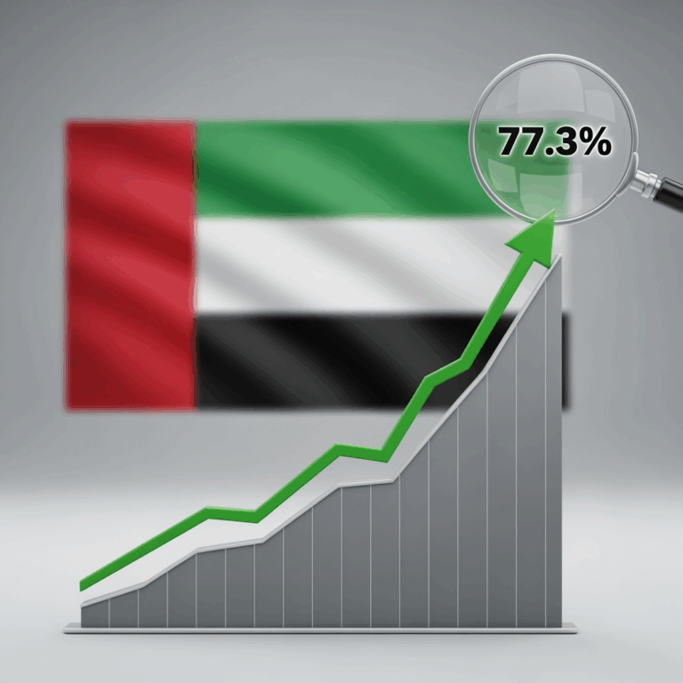 Illustration for: UAE's Non-Oil Sector Hits Record 77.3% GDP Contribution