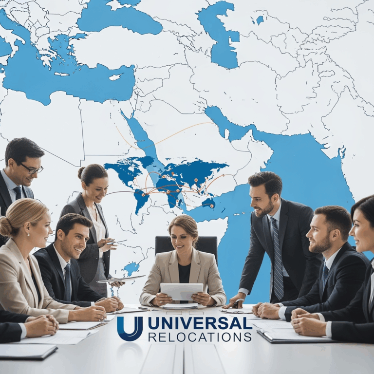Illustration for: Universal Relocations Expands in Middle East