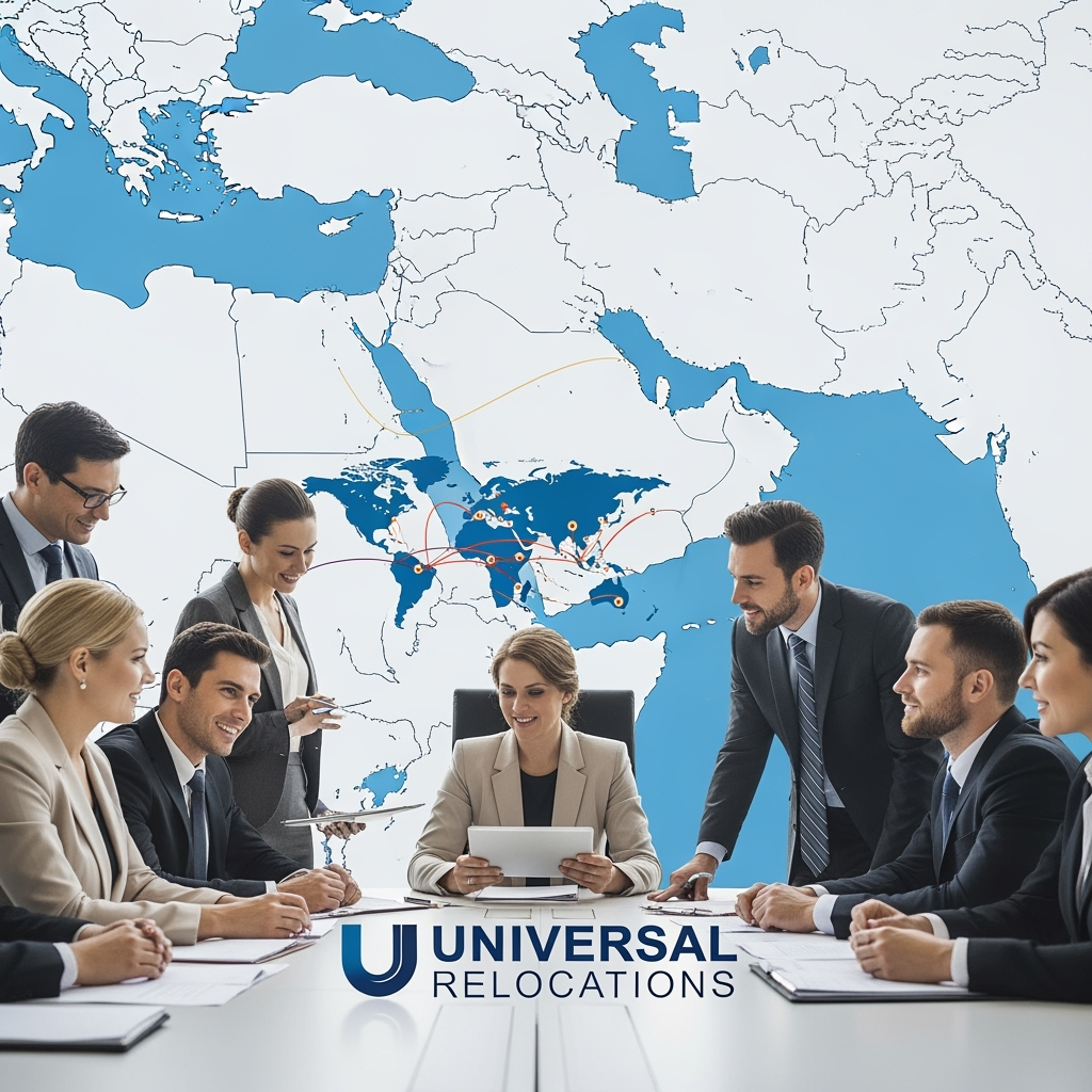 Illustration for: Universal Relocations Expands in Middle East