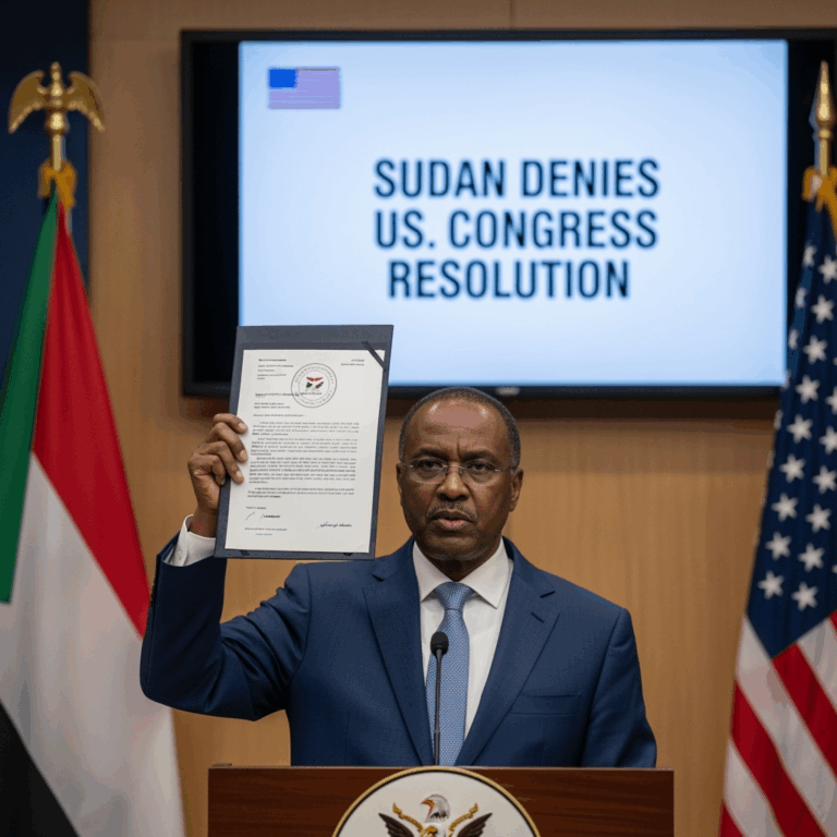 Illustration for: Sudan Denies US Congress Resolution on Restrictions