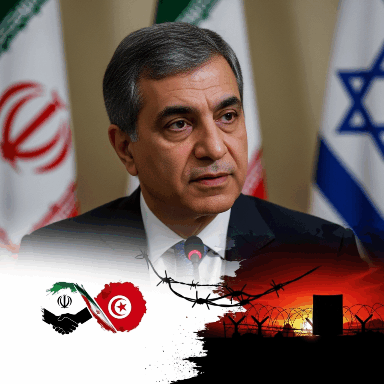 Illustration for: Araqchi Discusses Iran-Tunisia Relations and Israeli Aggression
