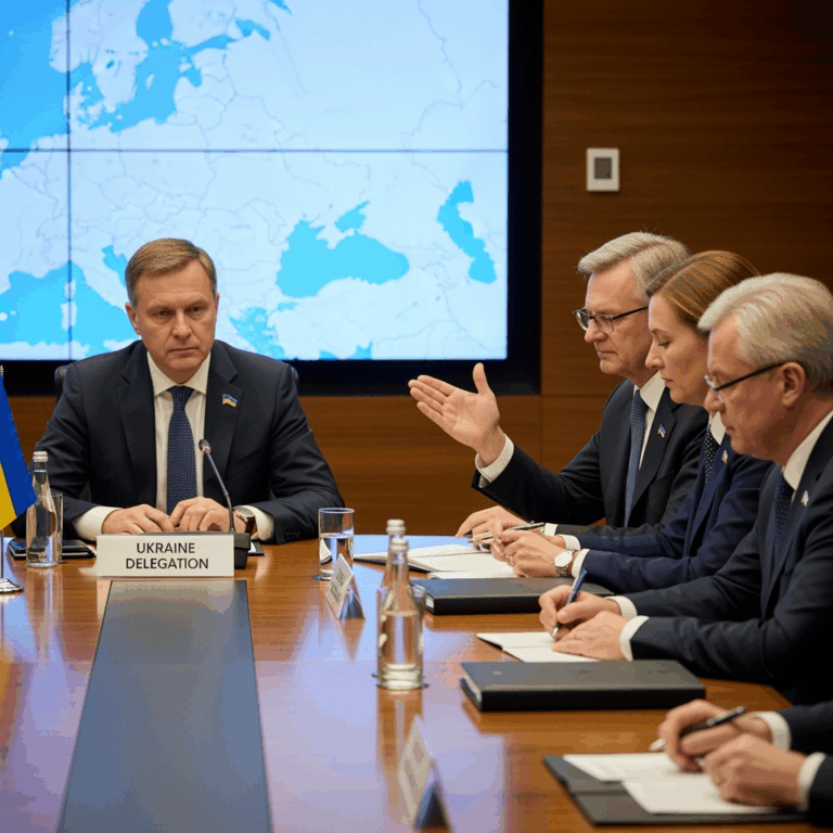 Illustration for: Meeting on Ukraine Security Guarantees