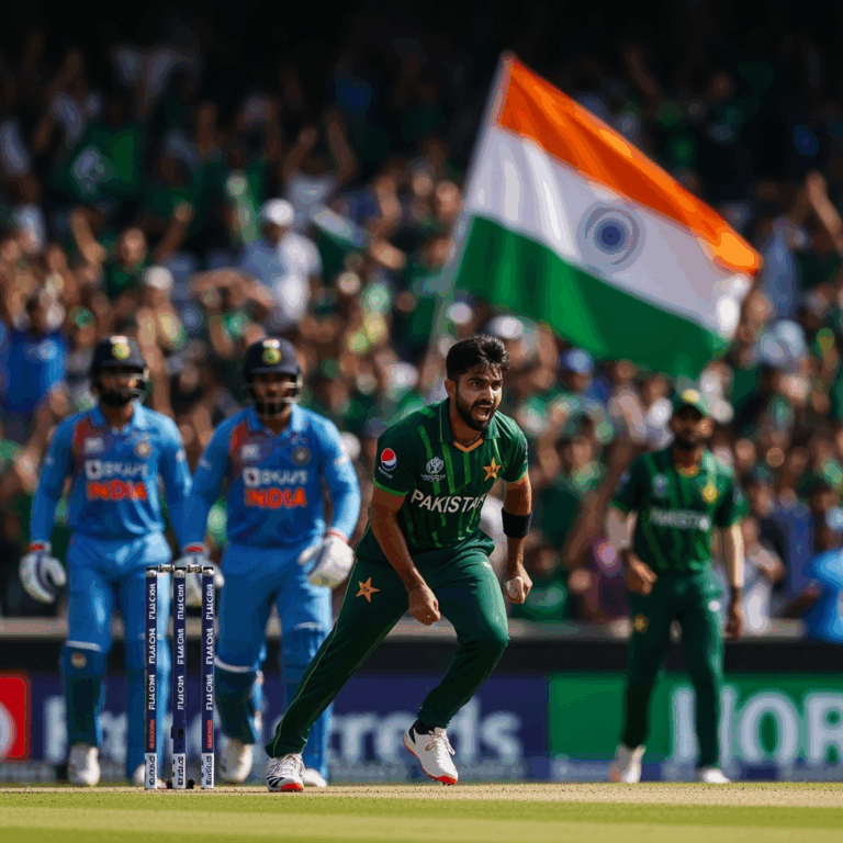 Illustration for: Pakistan Eyes Asia Cup Victory Against India