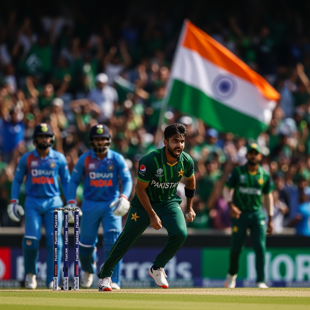 Illustration for: Pakistan Eyes Asia Cup Victory Against India