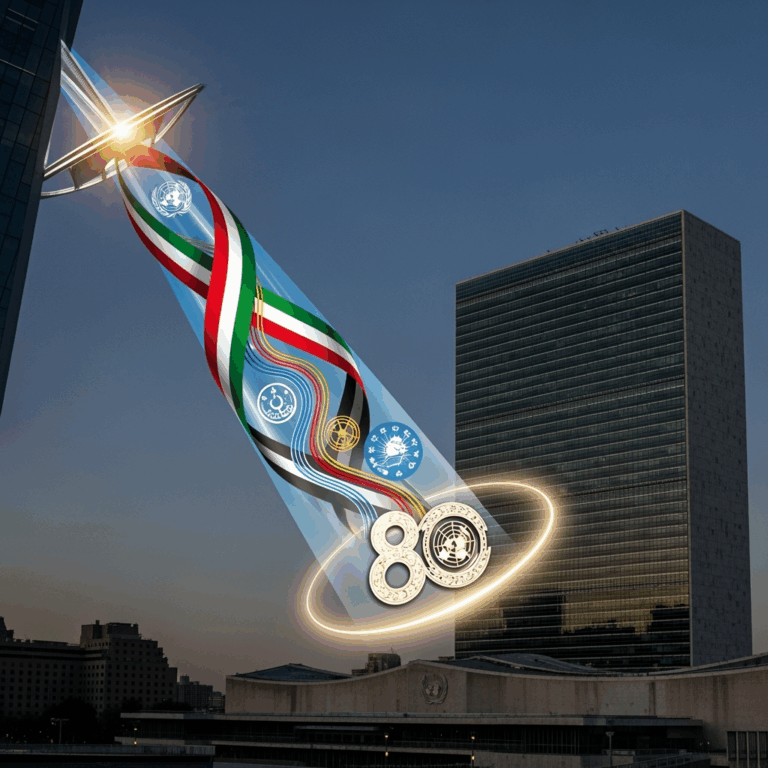 Illustration for: UAE's Role in Reviving UN Principles at 80th Anniversary