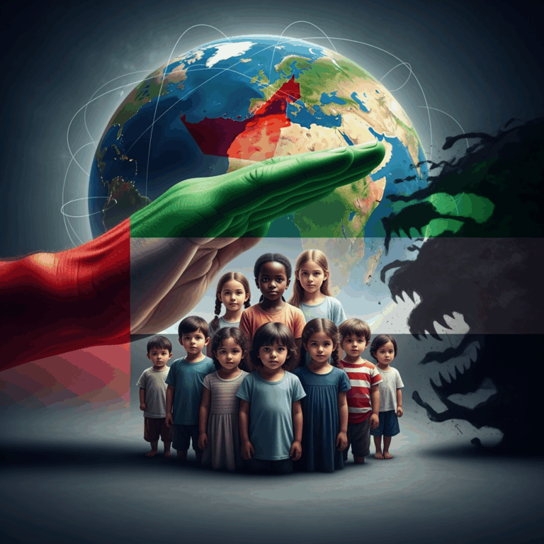 Illustration for: UAE Leads Global Crackdown on Child Exploitation