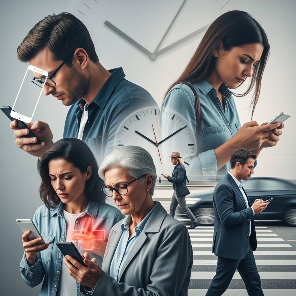Illustration for: Impact of Smartphones on Health and Habits