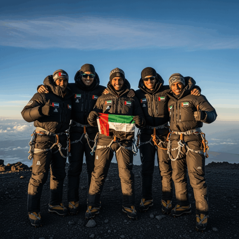 Illustration for: Young Emiratis Conquer Kilimanjaro Summit