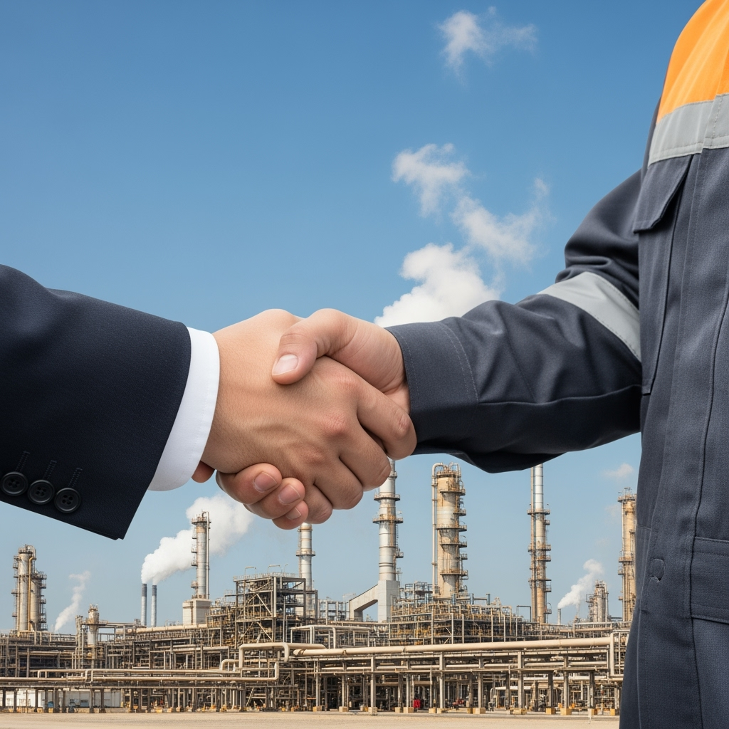 Illustration for: Agreement Ensures Baniyas Refinery Operation
