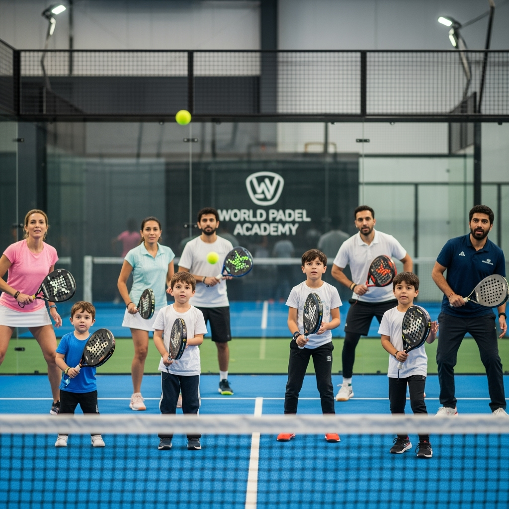 Illustration for: World Padel Academy Launches New Junior and Adult Academies