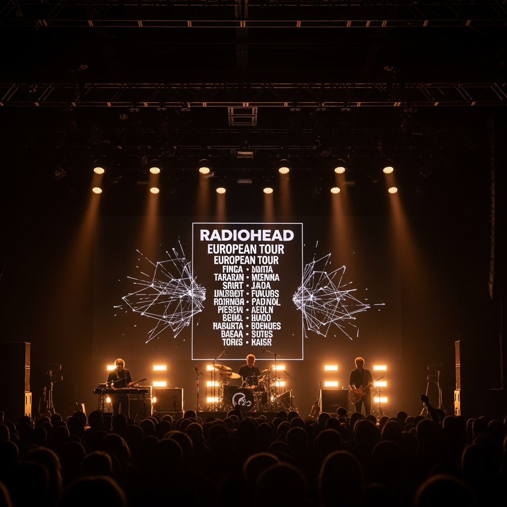 Illustration for: Radiohead Announces European Tour Dates