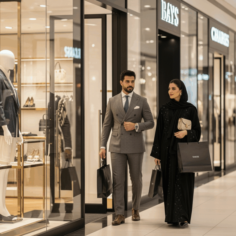 Illustration for: Luxury Fashion Thrives in UAE and KSA Markets