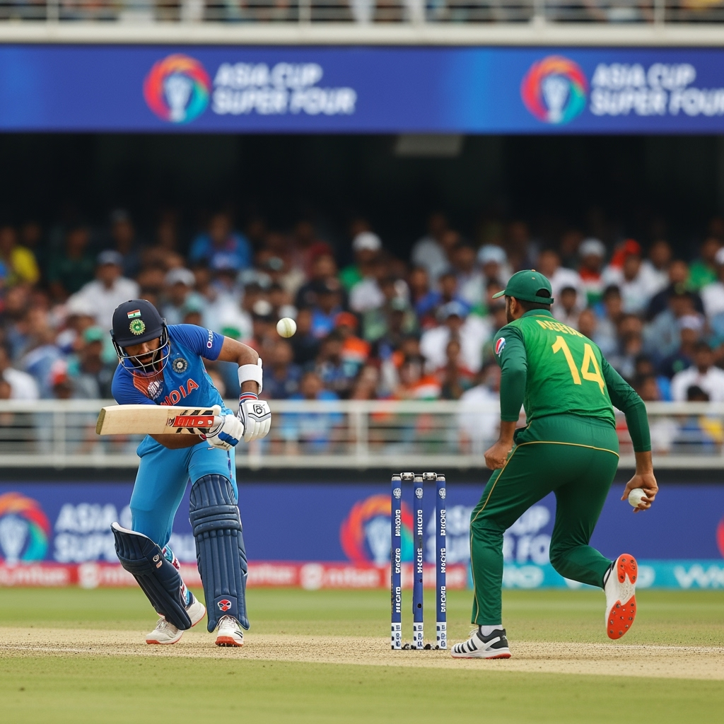 Illustration for: India vs Pakistan: Asia Cup Super Four Showdown Awaits