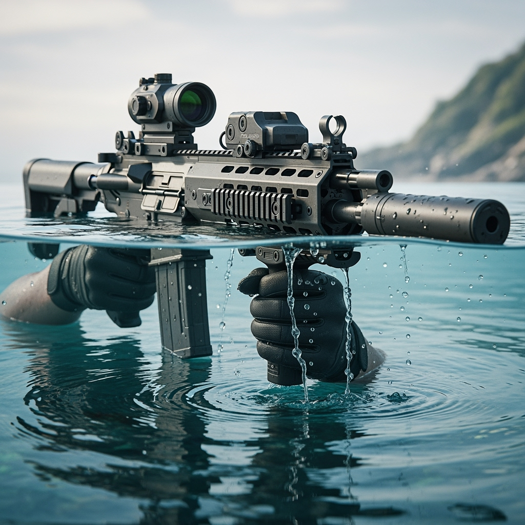 Illustration for: Versatile Amphibious Rifle: ADS Specifications