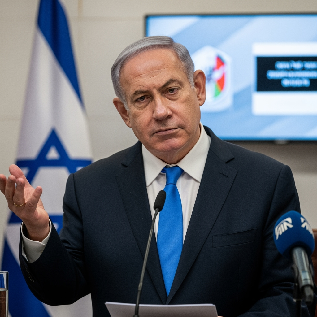 Illustration for: Netanyahu Dismisses Hamas' Announcement as Propaganda