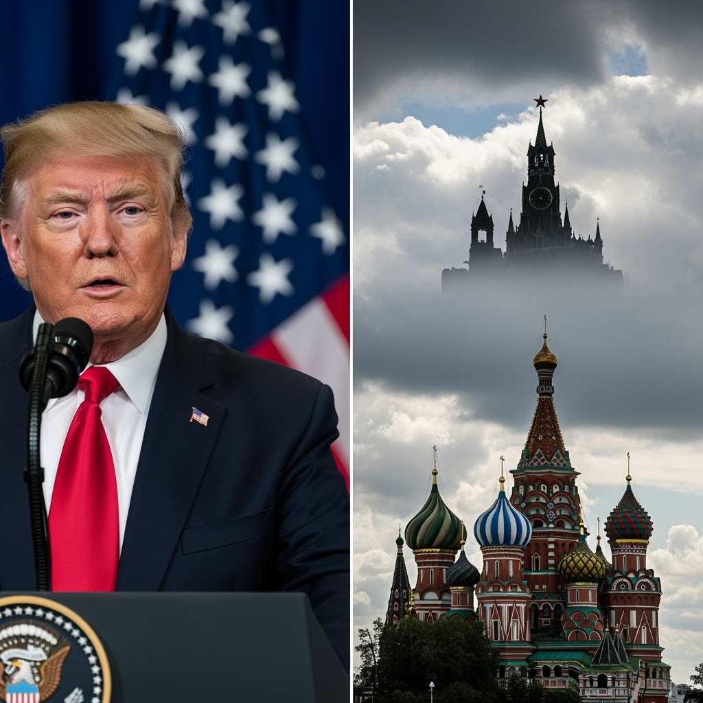 Illustration for: Trump Comments on Russia Sanctions